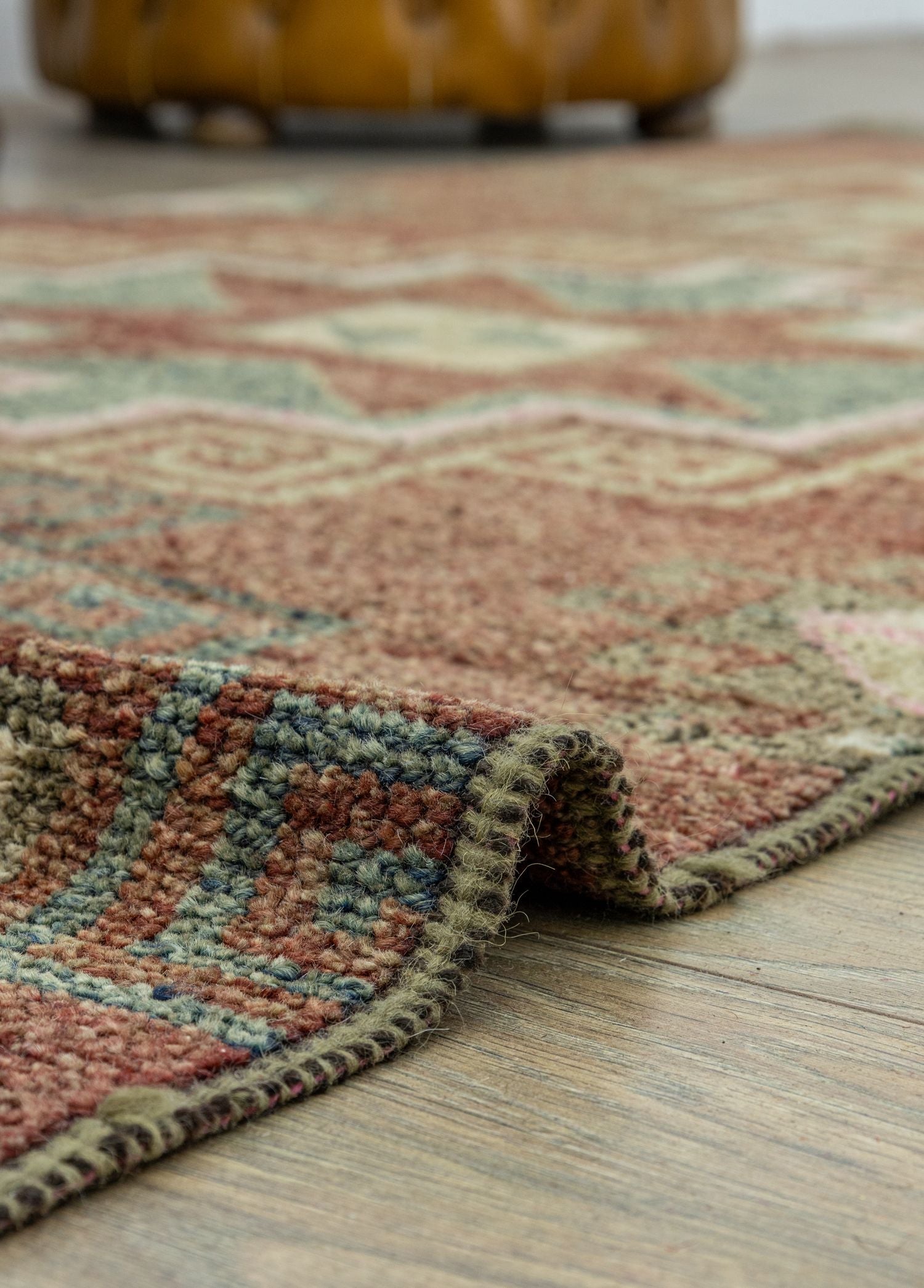 Soho Antiq-Dilemer Geometrik Desenli Herki Yolluk 100x447 Cm-Halı-5-Milagron.com