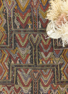 Soho Antiq-Ebren Geometrik El Dokuma Kilim 171x185 Cm-3-Milagron.com