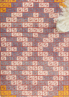 Soho Antiq-Edra Geometrik Desenli Yün Cicim Kilim 152x222 Cm-Halı-3-Milagron.com