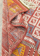 Soho Antiq-Edra Geometrik Desenli Yün Cicim Kilim 152x222 Cm-Halı-6-Milagron.com