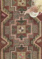 Soho Antiq-Eral Geometrik Desenli Yün Yolluk 160x449 Cm-Halı-3-Milagron.com