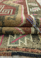 Soho Antiq-Eral Geometrik Desenli Yün Yolluk 160x449 Cm-Halı-4-Milagron.com