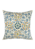 Soho Antiq-Erguvan Çiçek Desenli İpek Kırlent 50x50 Cm-Kırlent-1-Milagron.com