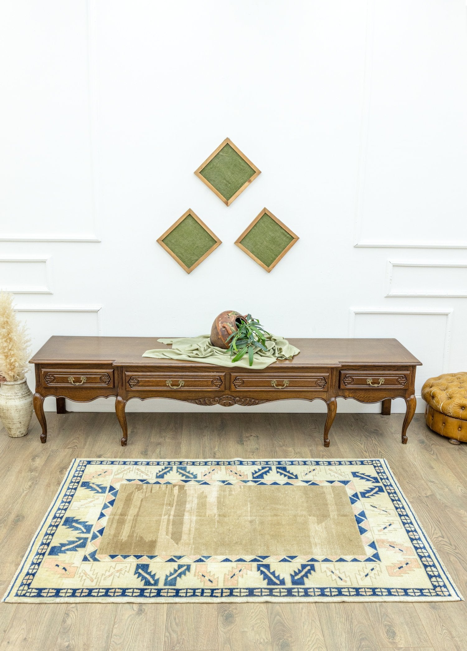 Soho Antiq-Erguvan Kahverengi El Dokuma Halı 121x177 Cm-Halı-2-Milagron.com