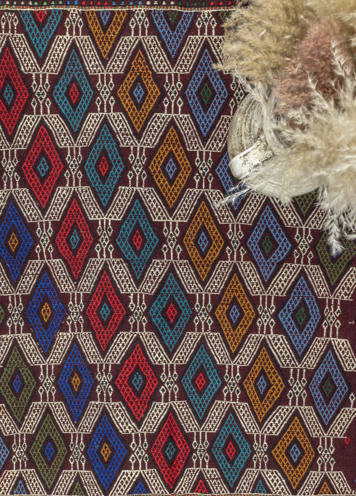 Soho Antiq-Esil El Dokuma Cicim Kilim 131x157 Cm-3-Milagron.com