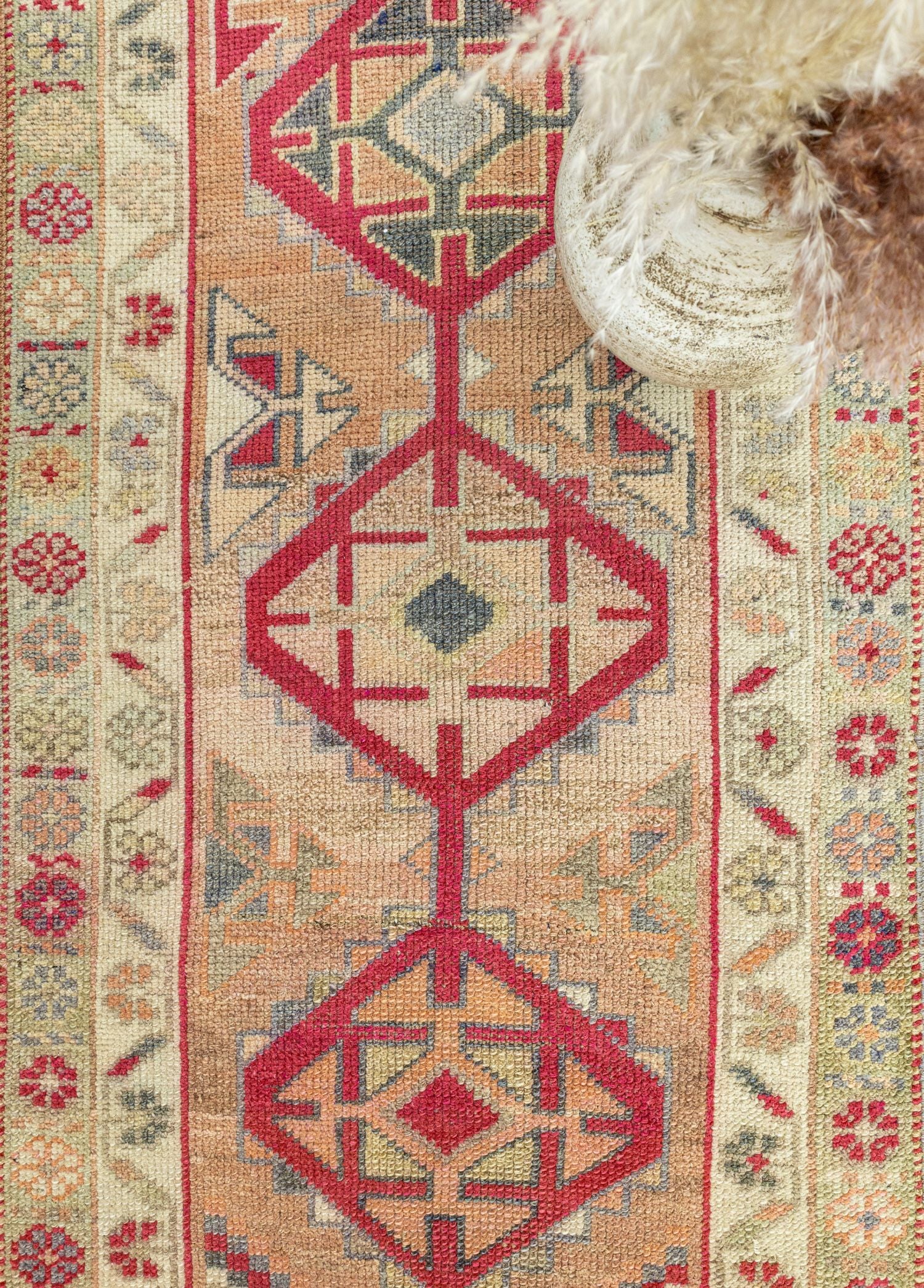 Soho Antiq-Esmat El Dokuma Yün Herki Yolluk 84x366 Cm-Halı-3-Milagron.com