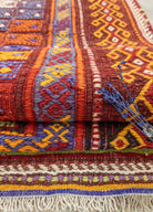 Soho Antiq-Feriz Geometrik Desenli El Dokuma Cicim Kilim 172x311 Cm-Kilim-4-Milagron.com