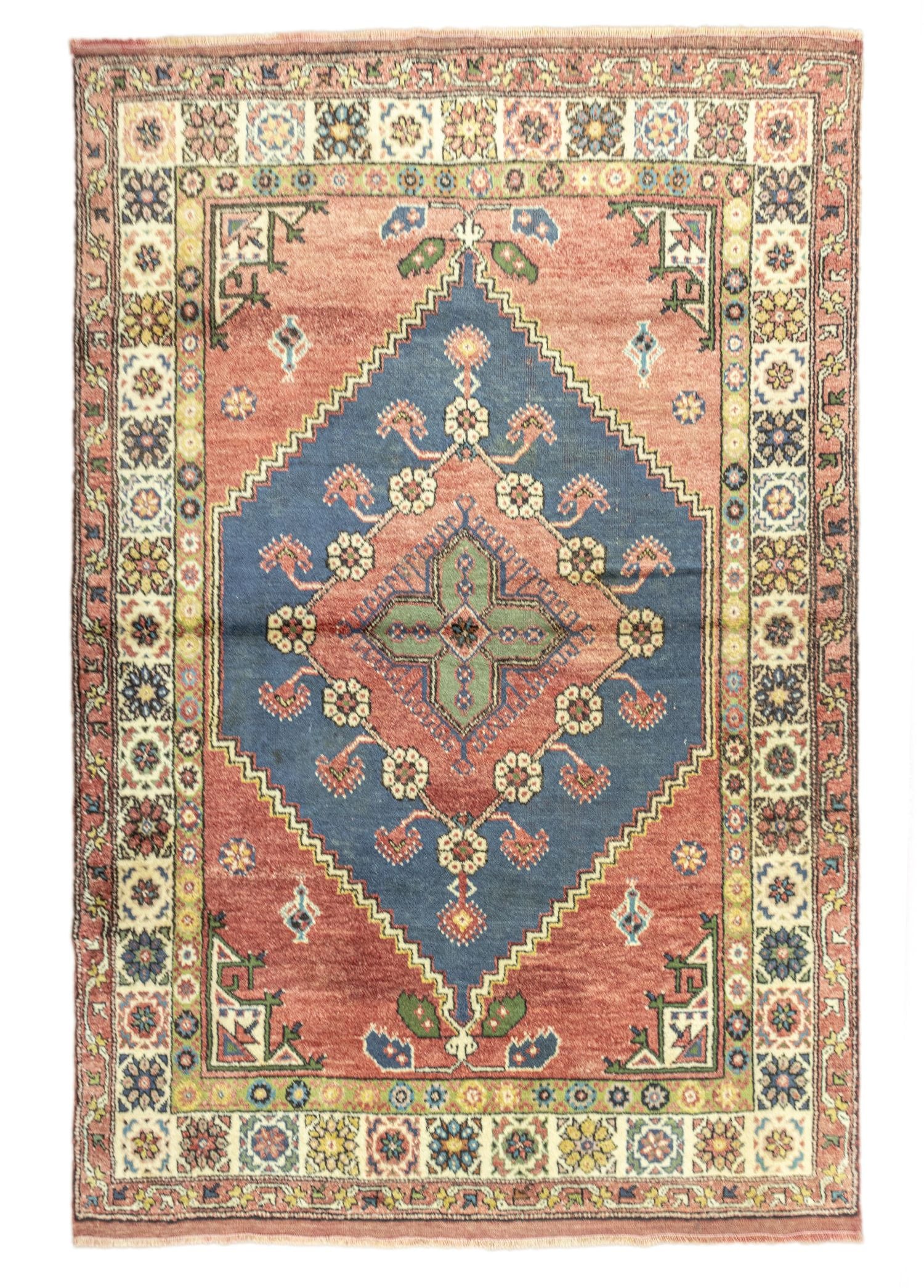 Soho Antiq-Fulya El Dokuma Dazkırı Halı 163x227 Cm-Halı-1-Milagron.com