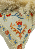 Soho Antiq-Gizel Floral Tasarımlı Kırlent 50x50 Cm-4-Milagron.com