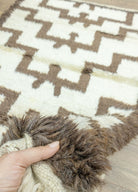 Soho Antiq-Gulivand Merdiven Desenli Tiftik Halı 115x162 Cm-Halı-4-Milagron.com