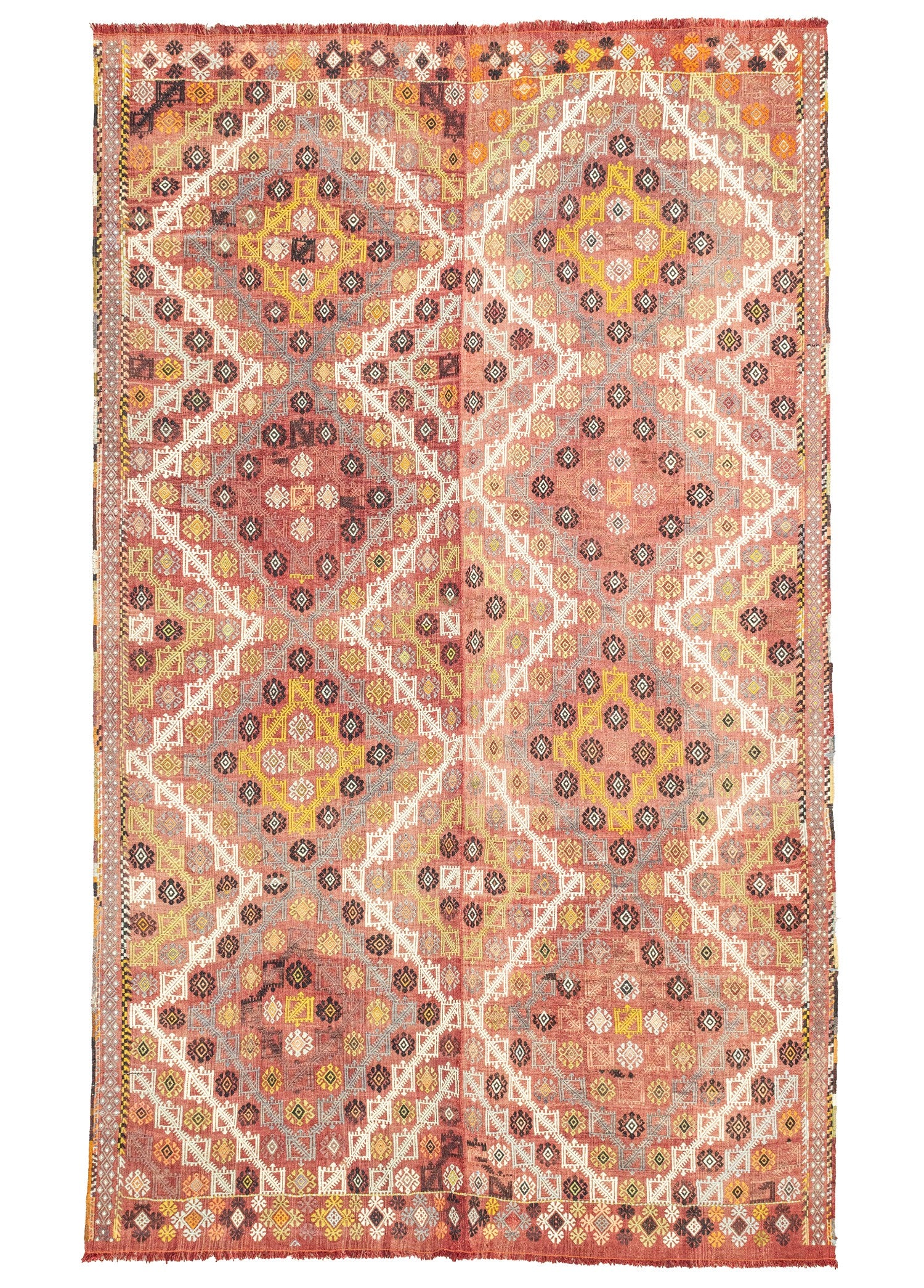 Soho Antiq-Hamed çift Kanat El Dokuma Cicim Kilim 182x297 Cm-Halı-1-Milagron.com