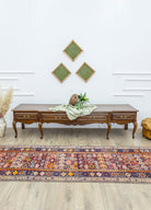 Soho Antiq-Hannes Etnik Desenli El Dokuma Yolluk 89x397 Cm-Halı-2-Milagron.com