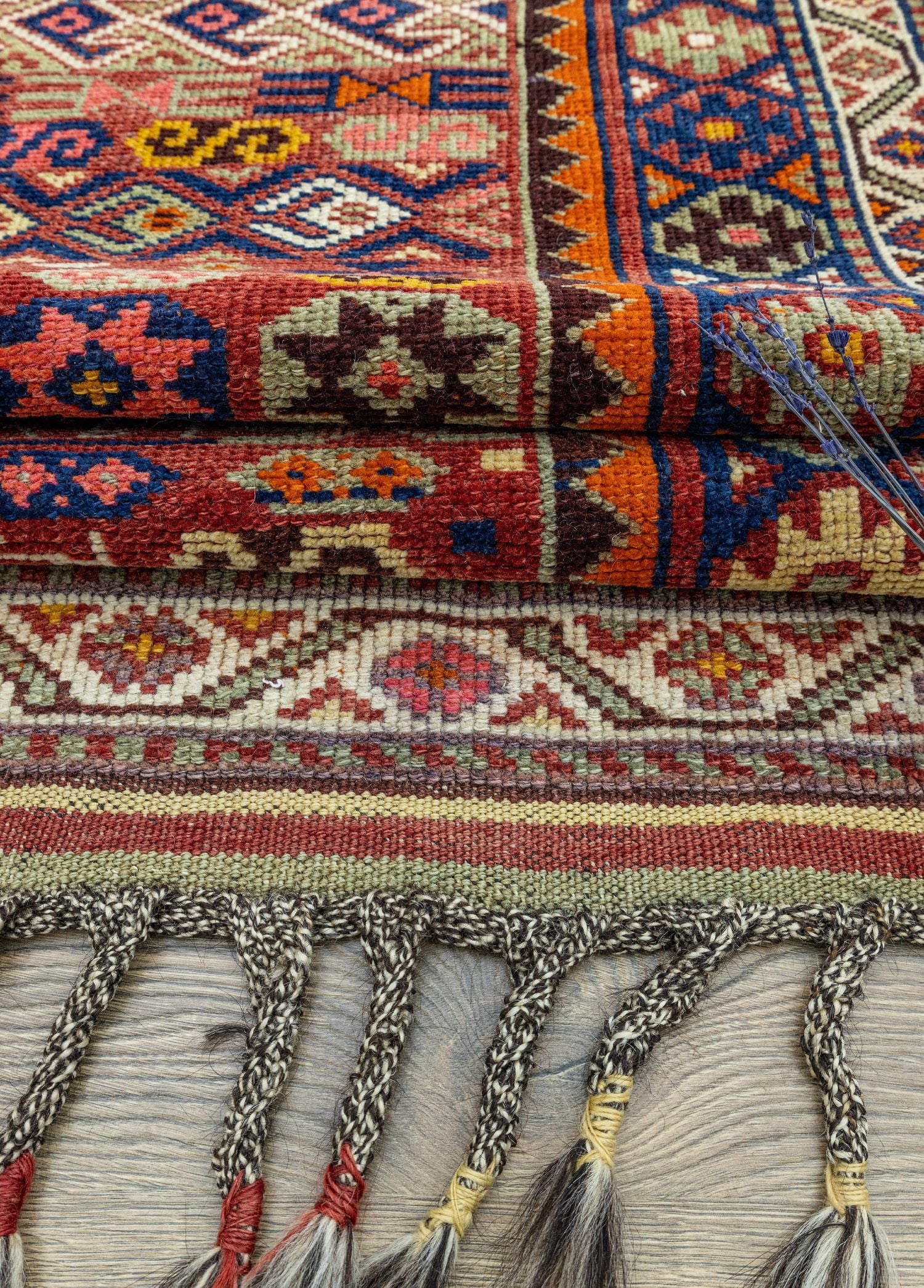 Soho Antiq-Hannes Etnik Desenli El Dokuma Yolluk 89x397 Cm-Halı-4-Milagron.com