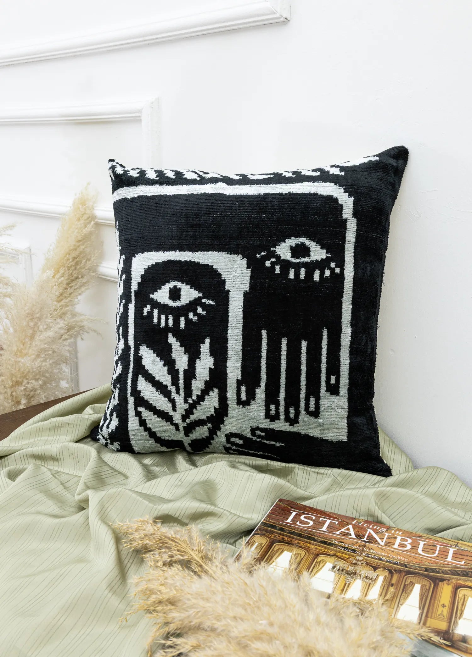 Soho Antiq-Hattuşa Modern Tasarımlı Kırlent 50x50 Cm-2-Milagron.com