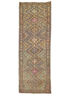 Soho Antiq-Hazra Geometrik Tasarımlı Cicim Kilim 153x433 Cm-Kilim-1-Milagron.com