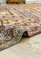 Soho Antiq-Hazra Geometrik Tasarımlı Cicim Kilim 153x433 Cm-Kilim-5-Milagron.com