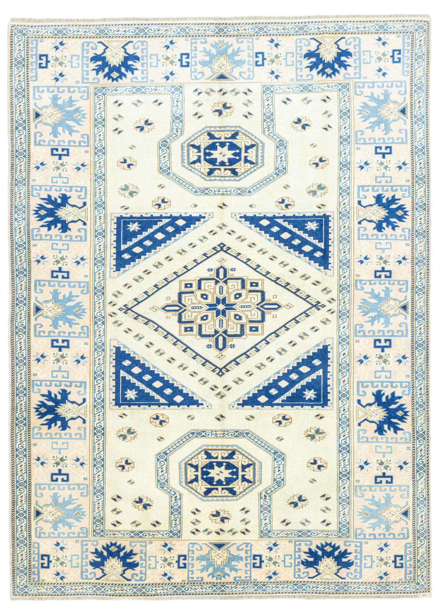 Soho Antiq-Helsa Rustik Tasarımlı El Dokuma Yün Halı 210x287 Cm-Halı-1-Milagron.com