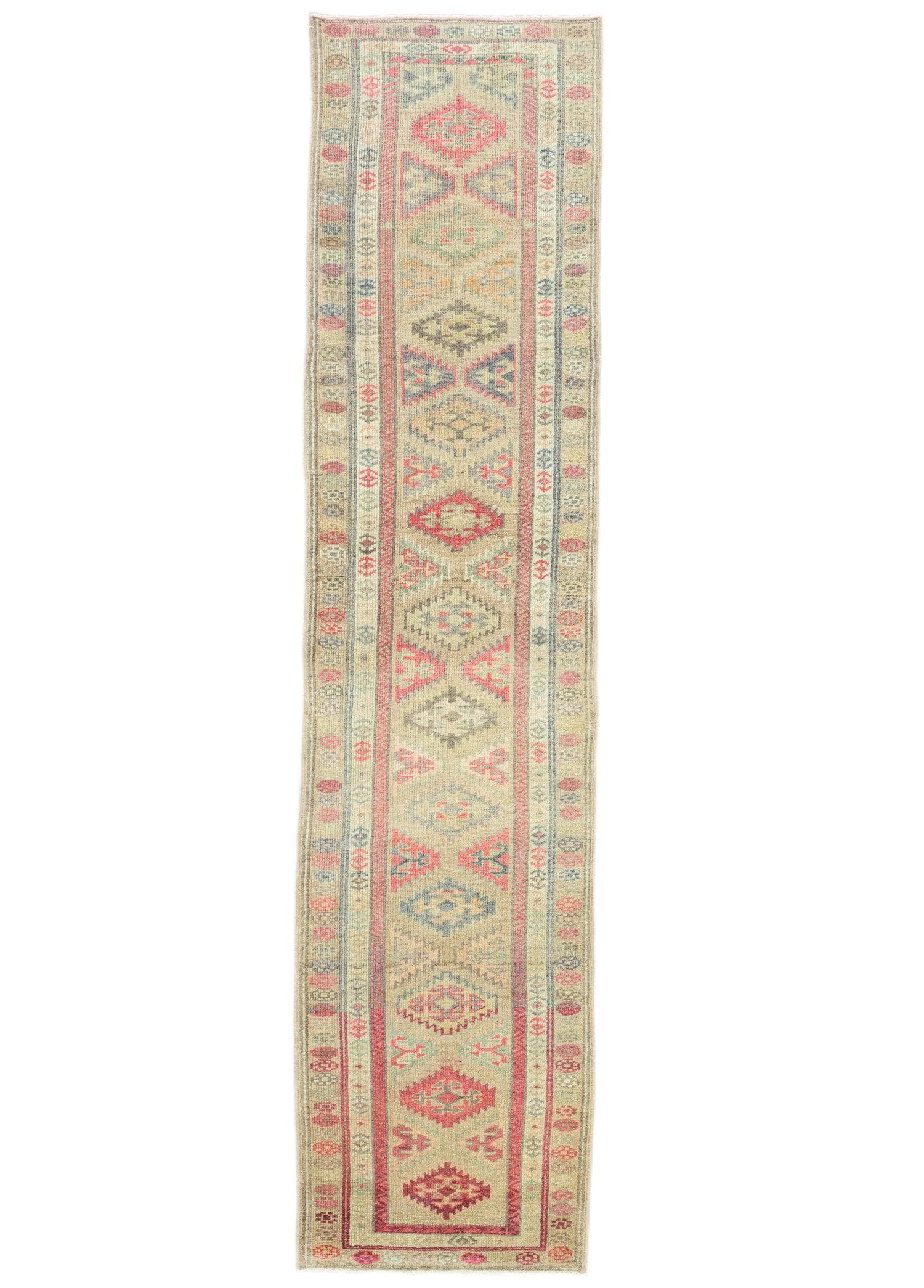 Soho Antiq-Heper Geometrik Tasarımlı Herki Yolluk 82x405 Cm-Halı-1-Milagron.com