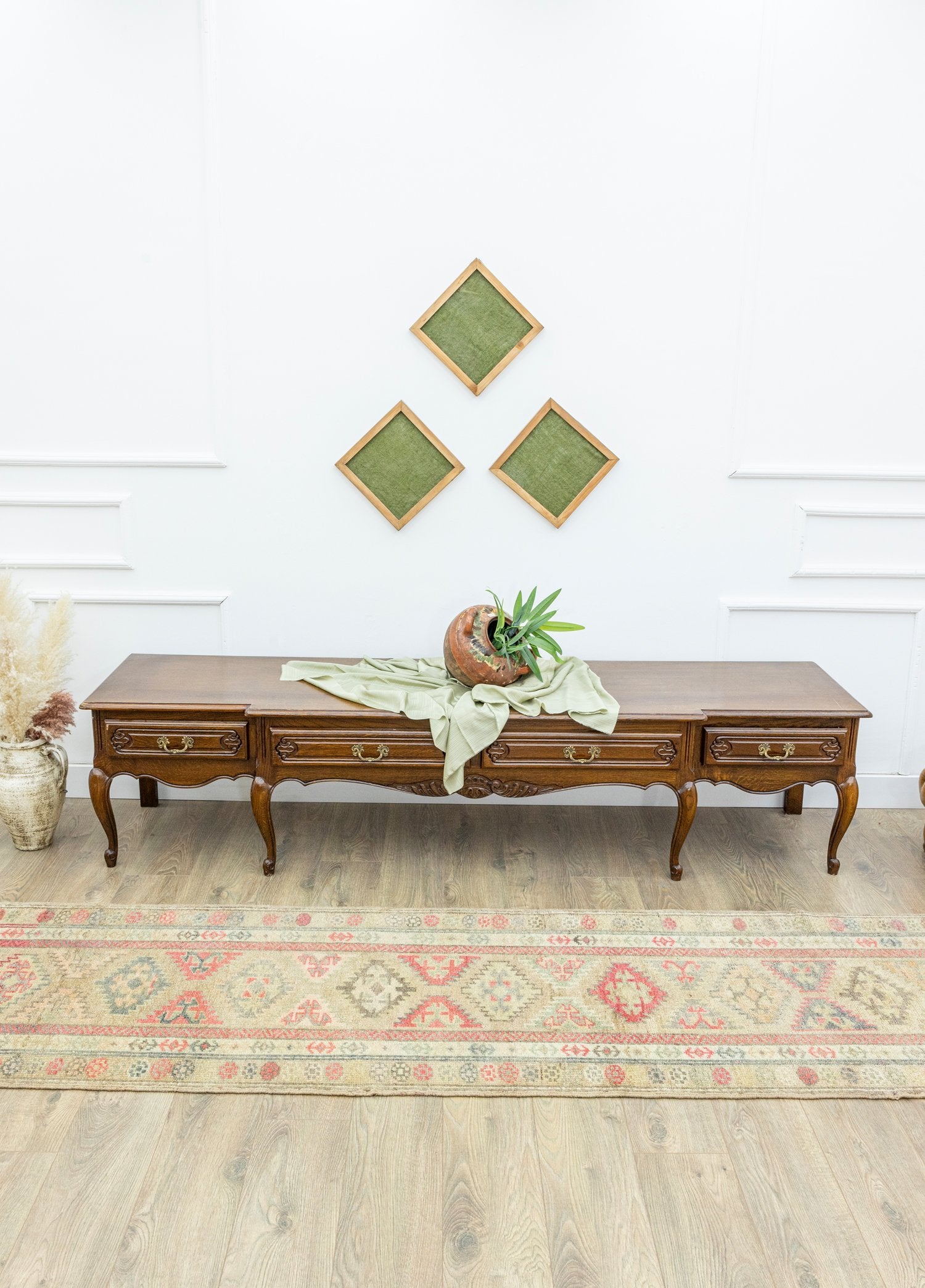 Soho Antiq-Heper Geometrik Tasarımlı Herki Yolluk 82x405 Cm-Halı-2-Milagron.com