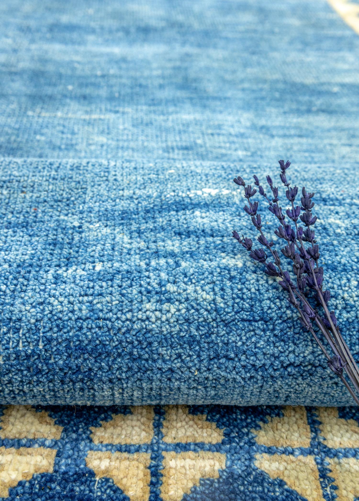 Soho Antiq-Hilda El Dokuma Kök Boya Halı 154x200 Cm-Halı-4-Milagron.com