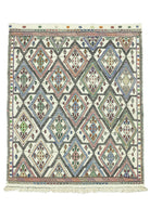 Soho Antiq-Humeyn Geometrik Tasarımlı Yün Kilim 131x157 Cm-Kilim-1-Milagron.com