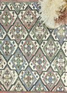 Soho Antiq-Humeyn Geometrik Tasarımlı Yün Kilim 131x157 Cm-Kilim-3-Milagron.com