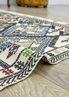 Soho Antiq-Humeyn Geometrik Tasarımlı Yün Kilim 131x157 Cm-Kilim-5-Milagron.com