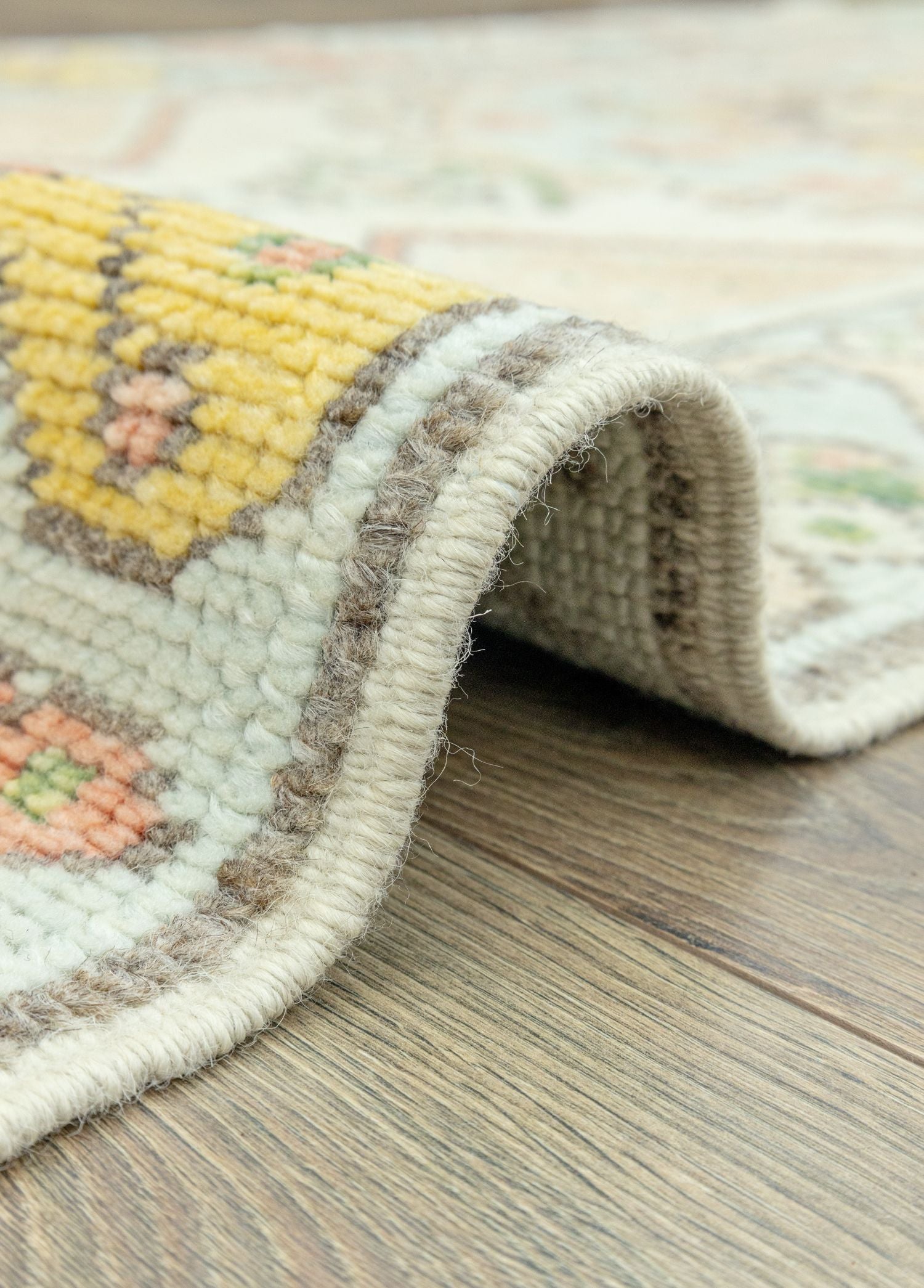 Soho Antiq-İfare Renkli El Dokuma Yün Yolluk 79x307 Cm-Halı-5-Milagron.com