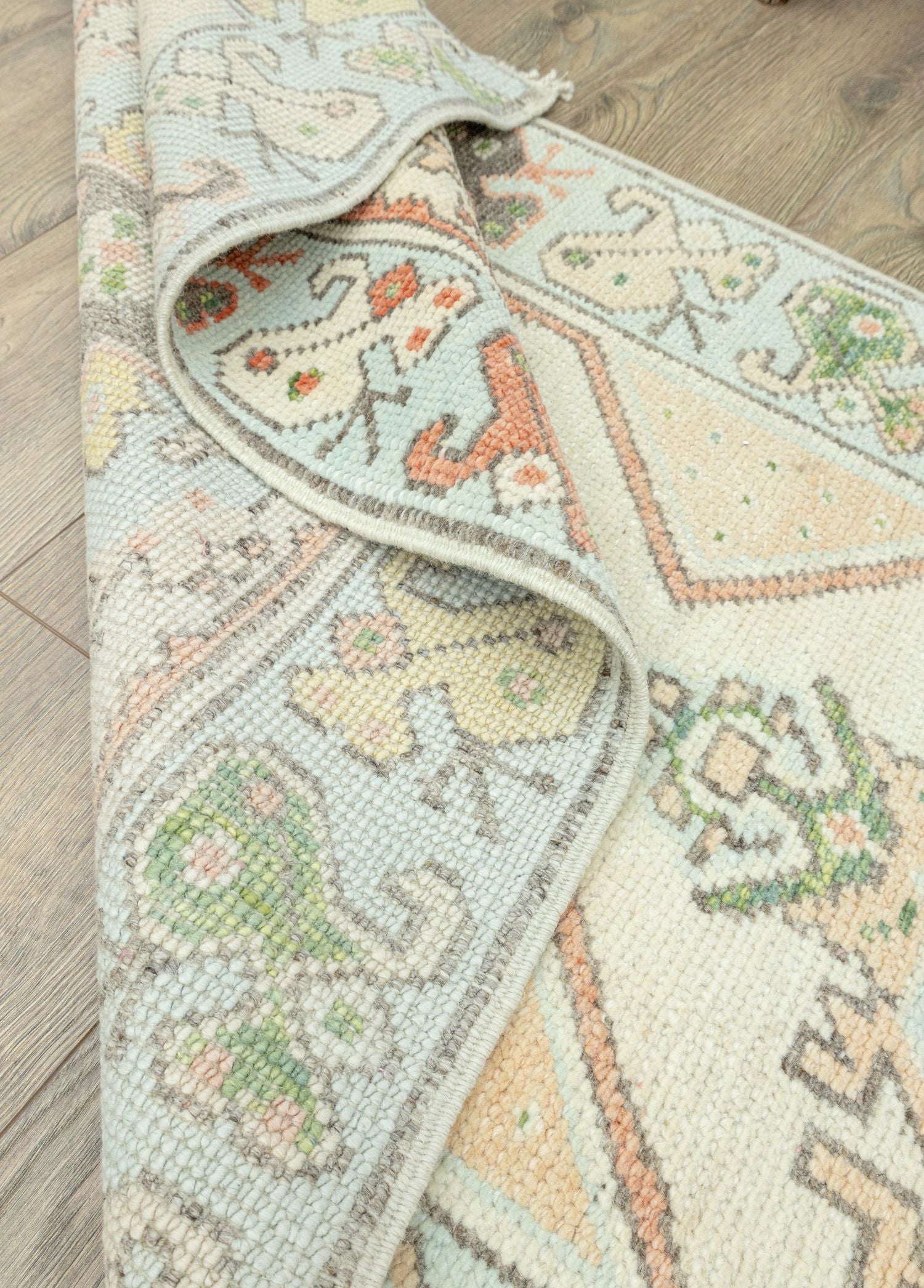 Soho Antiq-İfare Renkli El Dokuma Yün Yolluk 79x307 Cm-Halı-6-Milagron.com