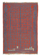 Soho Antiq-Ihlara El Dokuma Kırmızı Kilim 195x281 Cm-1-Milagron.com