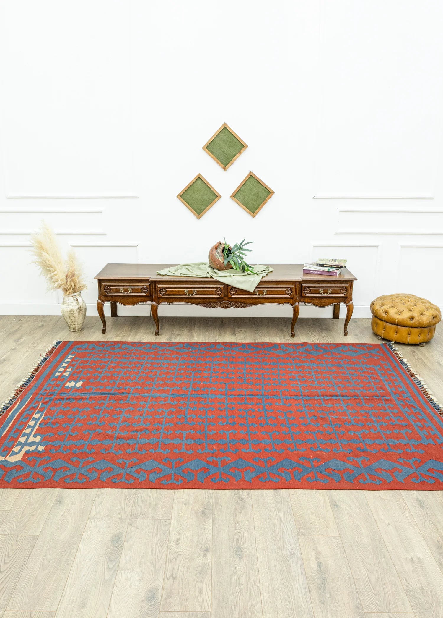 Soho Antiq-Ihlara El Dokuma Kırmızı Kilim 195x281 Cm-2-Milagron.com