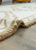 Soho Antiq-Ilgar Natural Renkli El Dokuma Yün Herki Yolluk 91x393 Cm-Halı-5-Milagron.com