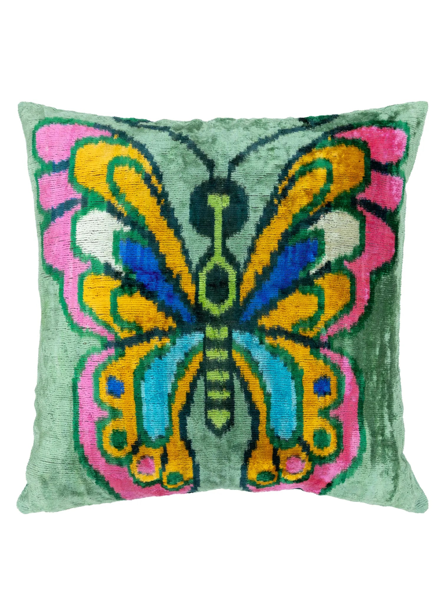 Soho Antiq-Itır El Yapımı İkat Kırlent 50x50 Cm-1-Milagron.com