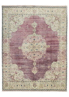 Soho Antiq-İynem Madalyon Desenli El Dokuma Halı 266x350 Cm-6-Milagron.com