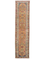 Soho Antiq-Jajil Bohem Tasarımlı Renkli Herki Yolluk 88x367 Cm-Halı-1-Milagron.com