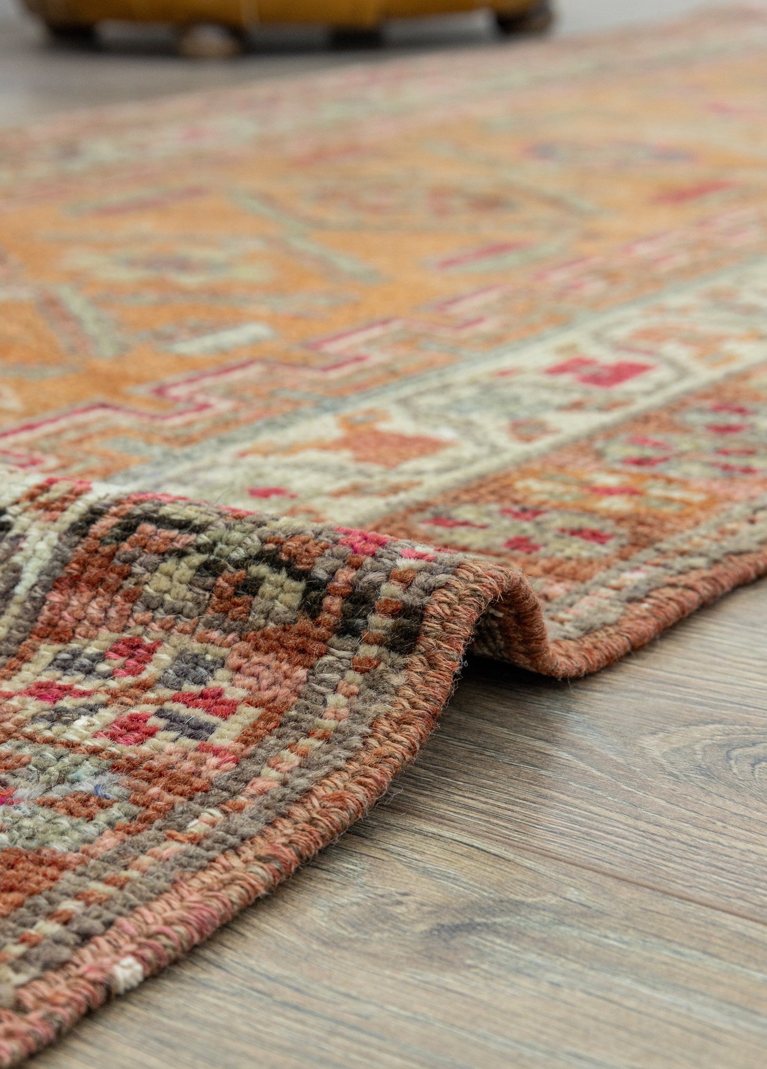 Soho Antiq-Jajil Bohem Tasarımlı Renkli Herki Yolluk 88x367 Cm-Halı-5-Milagron.com