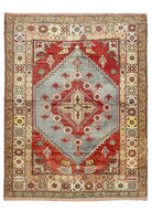 Soho Antiq-Jajil Geometrik Desenli El Dokuma Köy Halısı 158x200 Cm-Halı-1-Milagron.com