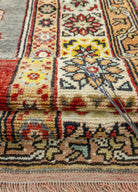 Soho Antiq-Jajil Geometrik Desenli El Dokuma Köy Halısı 158x200 Cm-Halı-5-Milagron.com