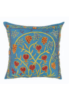 Soho Antiq-Jesse İpek İşlemeli El Yapımı Suzani Kırlent 50x50 Cm-Kırlent-1-Milagron.com