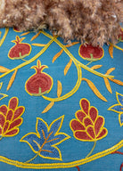 Soho Antiq-Jesse İpek İşlemeli El Yapımı Suzani Kırlent 50x50 Cm-Kırlent-3-Milagron.com