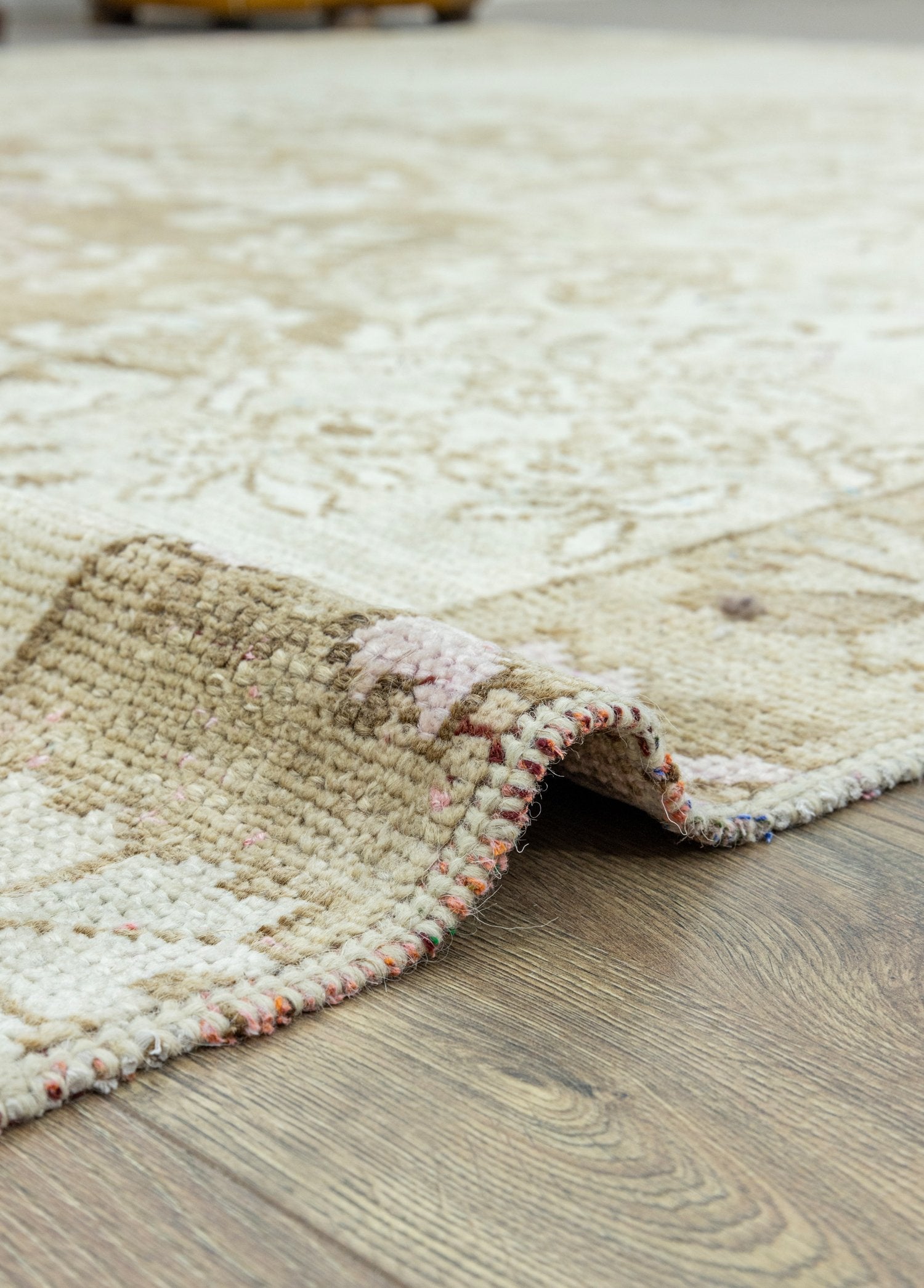 Soho Antiq-Koltan Floral Madalyon Desenli Yün Halı 204x352 Cm-Halı-5-Milagron.com