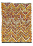 Soho Antiq-Kortu Etnik Renkli El Dokuma Cicim Kilim 131x166 Cm-Kilim-1-Milagron.com