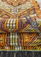 Soho Antiq-Kortu Etnik Renkli El Dokuma Cicim Kilim 131x166 Cm-Kilim-4-Milagron.com