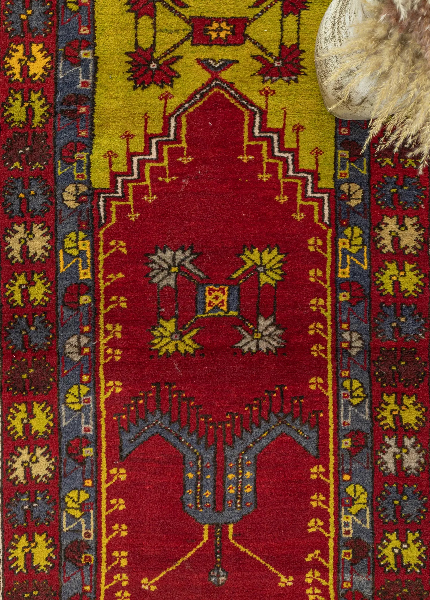 Soho Antiq-Kuzca El Dokuma Yün Köy Halı 125x195 Cm-3-Milagron.com