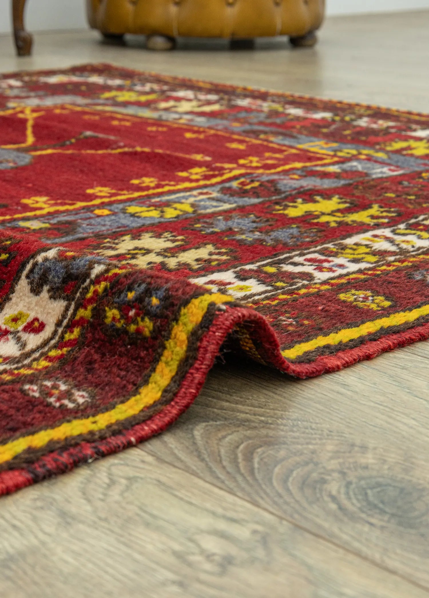 Soho Antiq-Kuzca El Dokuma Yün Köy Halı 125x195 Cm-5-Milagron.com