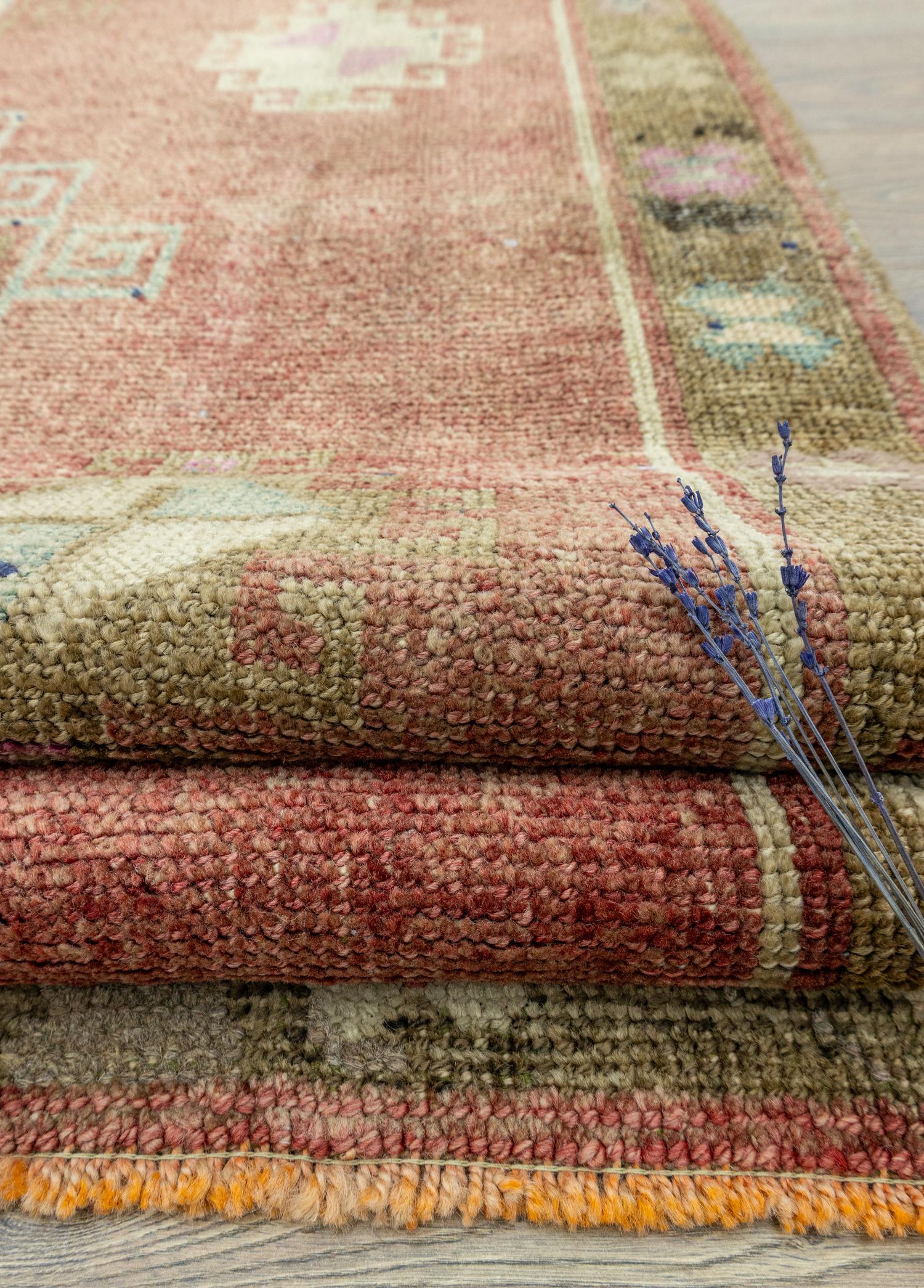 Soho Antiq-Laine El Dokuma Yün Herki Yolluk 160x448 Cm-Halı-4-Milagron.com