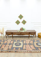 Soho Antiq-Leylak El Dokuma Herki Yolluk 146x389 Cm-Halı-2-Milagron.com