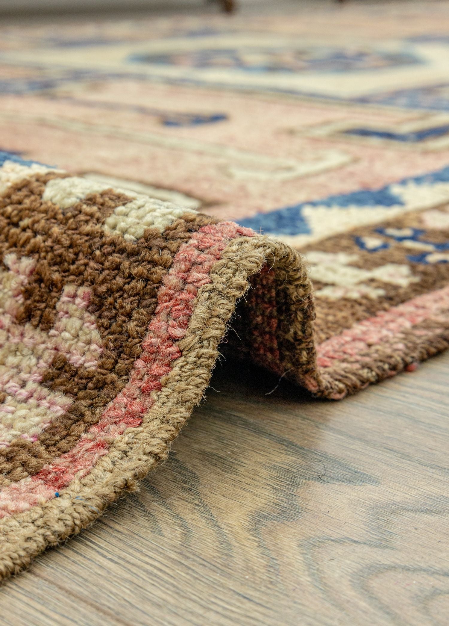 Soho Antiq-Leylak El Dokuma Herki Yolluk 146x389 Cm-Halı-5-Milagron.com