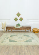 Soho Antiq-Leylak Vintage El Dokuma Yün Halı 151x278 Cm-2-Milagron.com