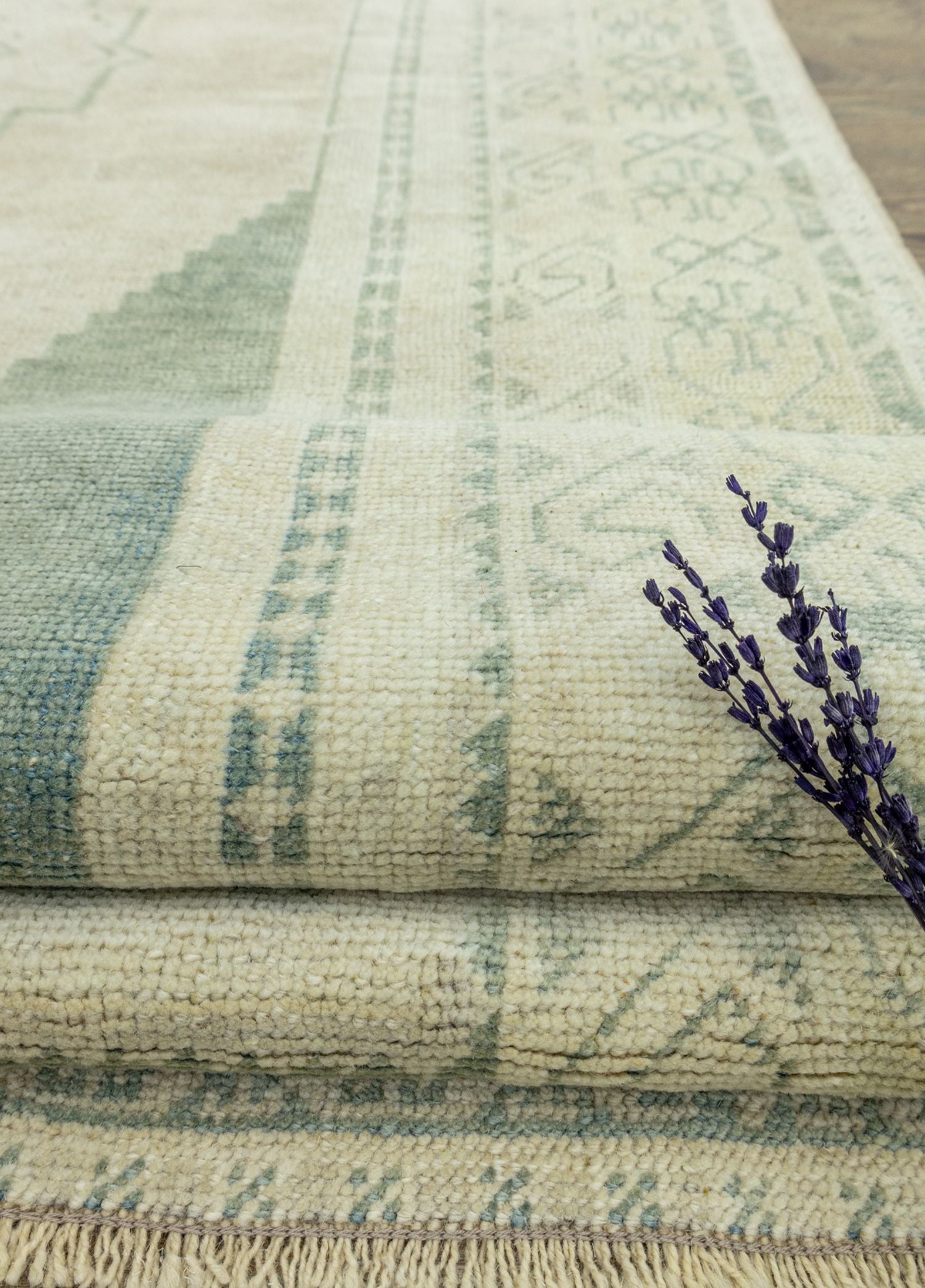 Soho Antiq-Leylak Vintage El Dokuma Yün Halı 151x278 Cm-4-Milagron.com